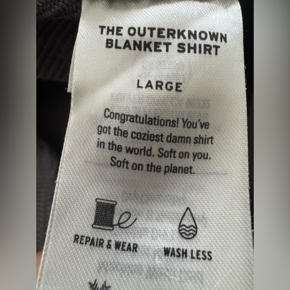 Outerknown Smoke Gray The Blanket Shirt - Picture 6 of 9